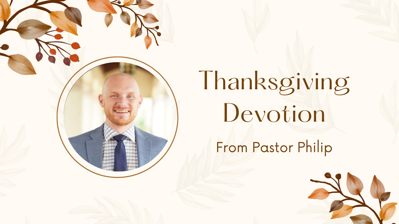 Thanksgiving Devotion