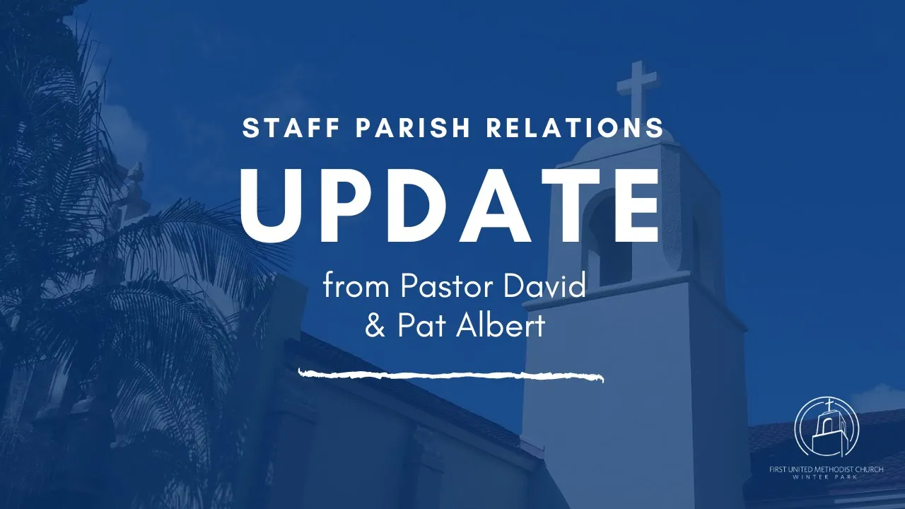 Staff Parish Update on the COO Position!